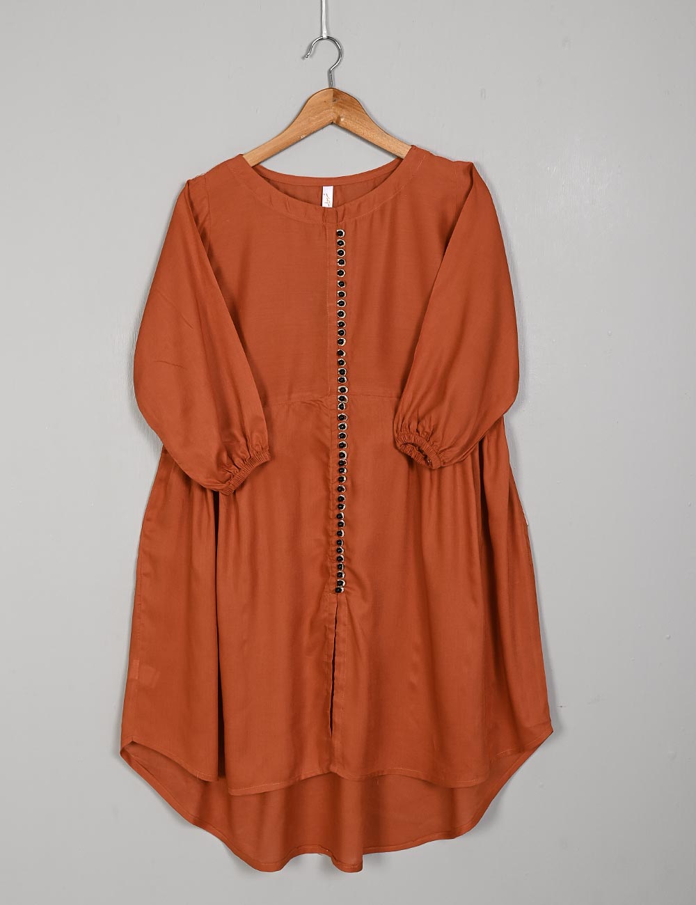 TS-133L-Rust - LINEN FROCK