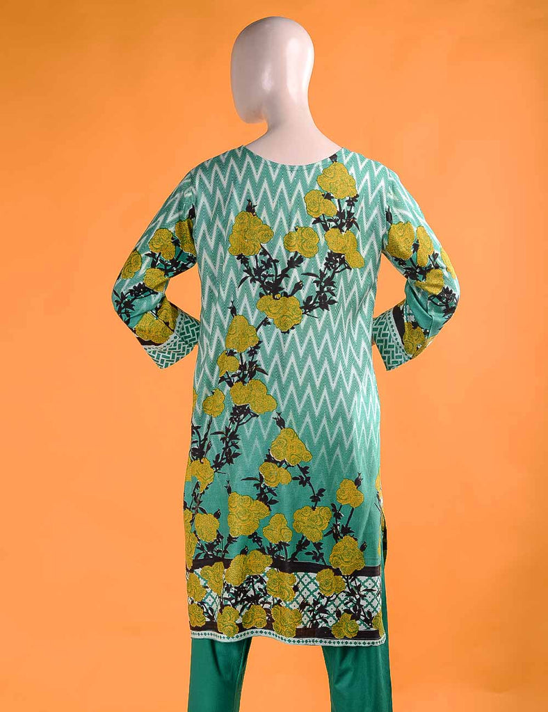 FR-1B - Aesthetic Mix  |  Linen Embroidered & Printed Unstitched Dress