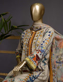 Ivory (Gi-09) | 3 Pcs Un-stitched Embroidered Lawn Dress